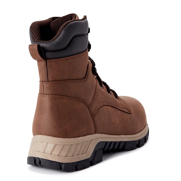 NWT Brahma Men's Vertex Work Comfort Boots Steel Toe Brown Slip & Oil Resistant - Picture 6 of 11